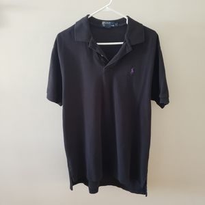 Ralph Lauren Short Sleeve Black Polo Shirt L